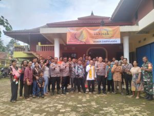 Polisi Amankan Perayaan Hari Raya Waisak di Pringsewu