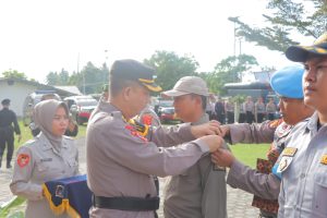 Operasi Tuhuk Krakatau 2024 dimulai dengan apel gelar pasukan di Polres Pesisir Barat