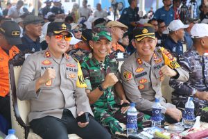 Hadiri Pembukaan Krui Pro World Surf League (WSL) Kapolres Lampung Barat Bertolak Ke Krui Pesisir Barat