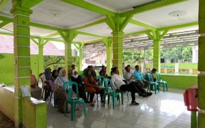 Persiapan pengajian Muslimah NU Pekon Tanjung Rusia