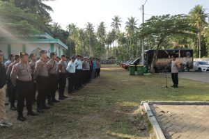 Jamin keamanan Hari Ke-4 Kejuaraan Surfing Internasional Krui Pro WSL QS 5000 Polres Pesisir Barat Tingkatkan Pengamanan