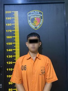 Pelaku Pengeroyokan Suporter Bola Di Aman kan Satreskrim Polres Pesawaran