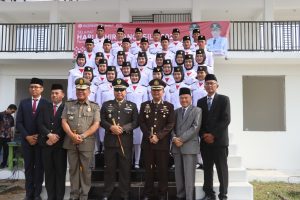 Kapolres Lampung Tengah Pimpin Upacara Hari Lahir Pancasila