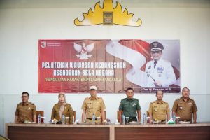 Buka Pelatihan Bela Negara, Sekdakab : Junjung Tinggi Pancasila Dalam Kehidupan Bermasyarakat.