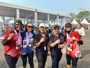 Iptu Lisma Perempuan Tangguh Polres Metro Lampung Peraih Juara 1 Half Marathon Kemala Run 2024