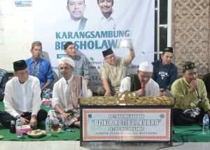 Adi Erlansyah Hadiri Karang Sambung Bersholawat di PP Nurul Muttaqin Pagelaran