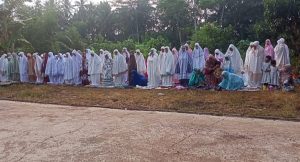 Sholat Idul Adha 1445 H bersama Pengurus Cabang Muhammadiyah Tanjung Rusia.