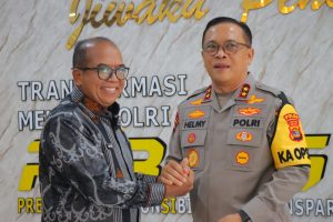 Kapolda Sambut Hangat Kunker Pj Gubernur Lampung