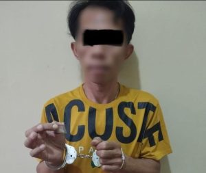 Diduga Bawa Sabu Seorang Pria Di Ringkus Polsek Kedondong Polres Pesawaran