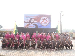 HUT Bhayangkara ke-78, 17 Personel Polres Pringsewu Naik pangkat