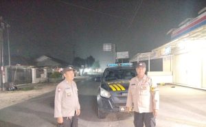 Polsek Candipuro Polres Lampung Selatan Gelar Patroli Dialogis Di Tempat Tempat Rawan
