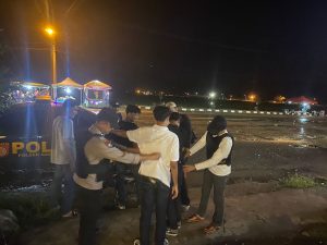 Demi Menjaga Wilayah Hukum Polres Pringsewu dan Polsek Jajaran Gelar Patroli dan Hunting di Titik Rawan Kriminalitas