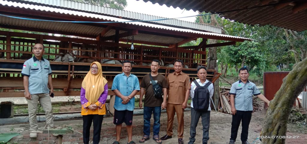 Kunjungan Monitoring Tenaga Ahli DiBumdes Gumelar Desa Rawa Selapan Kecamatan Candipuro