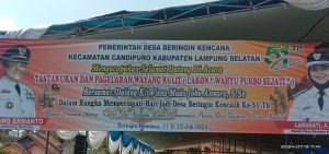 Persiapan Puncak Acara Ulang Tahun Bersih Desa Yang Ke- 51 Tahun Desa Beringin Kencana Kecamatan Candipuro