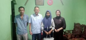 Adi Erlansyah Bakal Calon Bupati Pringsewu Bantu Pelajar Lanjutkan Pendidikan Di pekon Rejosarii