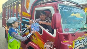 Tiga Hari Operasi Patuh, Polres Pringsewu Tindak 220 Pelanggar Lalu Lintas