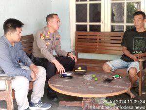Kapolsek Candipuro AKP Farid Riyanto S.I.P., M.H Giat Cooling Syatem dalam Upaya Jaga Kamtibmas