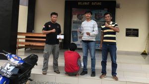 Polsek Pulau Panggung Tangkap Tersangka Penipuan Penggelapan Hasil Jual Kopi di Air Naningan