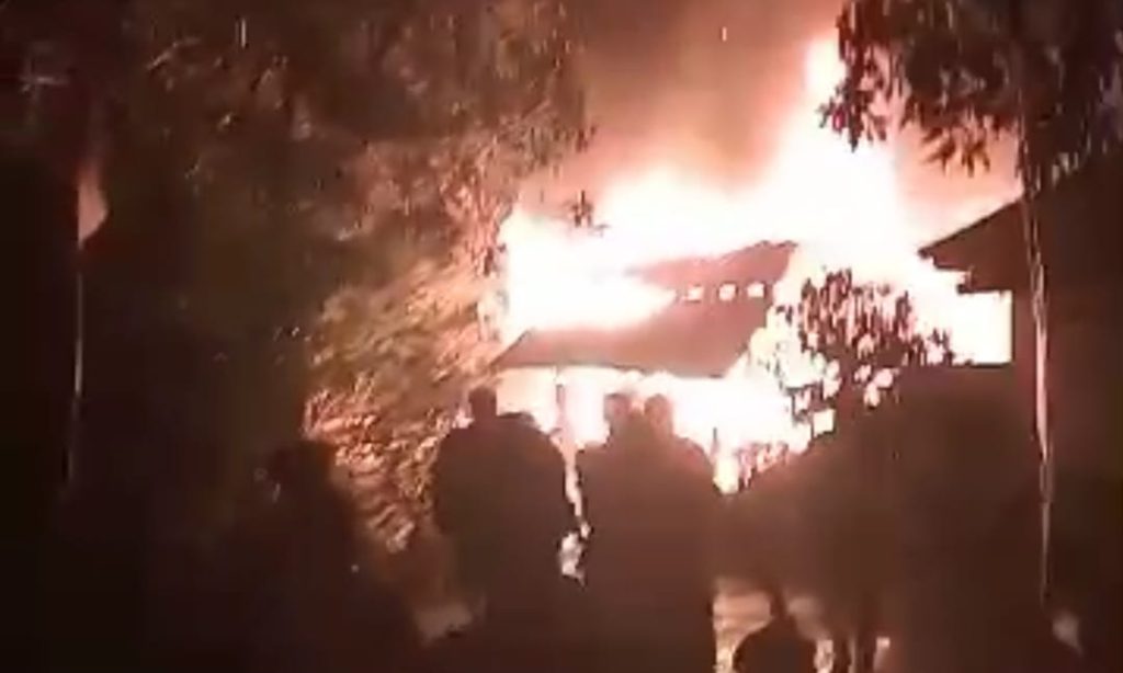 Ludes Dilalap Sijagomerah Rumah di Pekon Sumur Tujuh, Ini keterangan Kapolsek Wonosobo