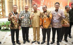 Dr. H. Marindo Hadiri Penyampaian Laporan Hasil Pemeriksaan LKPP dan IHPS II Tahun 2023 di Jakarta