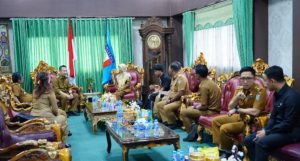 Dr. Marindo Kurniawan, ST., MM Menerima Audiensi Alvito Alodya Tama Terpilih dalam Paduan Suara GBN (Gita Bahana Nusantara) 2024 yang akan tampil di Istana Negara Dari Pringsewu