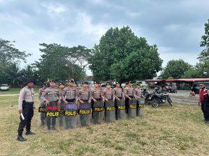 Sat Samapta Gelar Latihan dalmas inti dan kerangka guna Persiapan Pengamanan Pilkada di Pesisir Barat