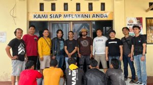 Polsek Cukuh Balak dan Polres Tanggamus Tangkap Empat Penjudi, Dua Terlibat Narkoba Bersama Satu Aparat Pekon
