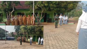 KepSek SMKN Pagelaran Utara Mengucapkan Rasa Terimakasih Kepada TNI yang tergabung dalam Satgas TMMD, Pimpin langsung Upacara Bendera Setiap Hari Senin