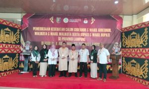Adi Erlansyah dan Hisbullah Huda Jalani Pemeriksaan Kesehatan Bacalonkada di RSUDAM Lampung