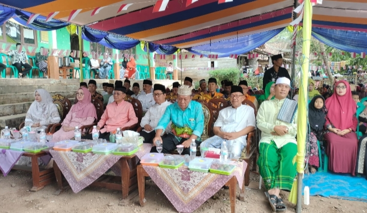 Adi Erlansyah dan Hisbullah Huda Hadiri Pengajian di Pekon Kedaung Pardasuka