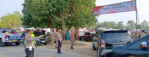 Polres Pesibar Gelar Pengamanan Kunjungan Kerja PJ Gubernur Lampung pada Apel Besar Hari Pramuka ke-63