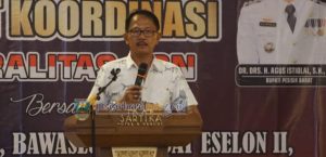 Bupati Agus Istiqlal Hadiri Rakor Netralitas Asn