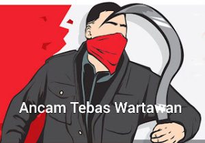 Wartawan DiLampung Selatan Di Kalungi Sabit Oleh Pemilik Diduga Penimbun BBM Ilegal