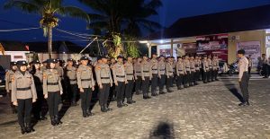 Polres Pesisir Barat Sambut Kedatangan 107 Bintara Remaja Baru