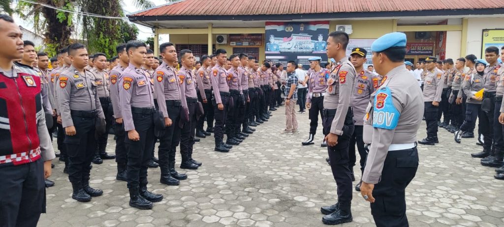 Polres Pesisir Barat Terima Kunjungan Kerja Tim Mitigasi dan Gaktiblin Subbid Provos Bid Propam Polda Lampung