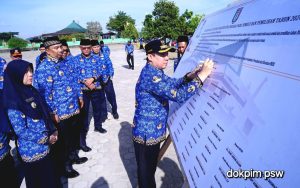 ASN Pemkab Pringsewu Ikrar Netralitas: Ada 4 poin yang tercantum dalam Ikrar Netralitas ASN tersebut, yaitu pertama