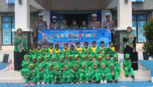 TK Muslimat NU Kunjungi Sat Lantas Polres Lampung Barat