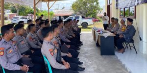 Polres Pesisir Barat Gelar Syukuran dan Doa Bersama di Kantor Sat Lantas dalam Rangka Hari Lalu Lintas Bhayangkara Ke-69