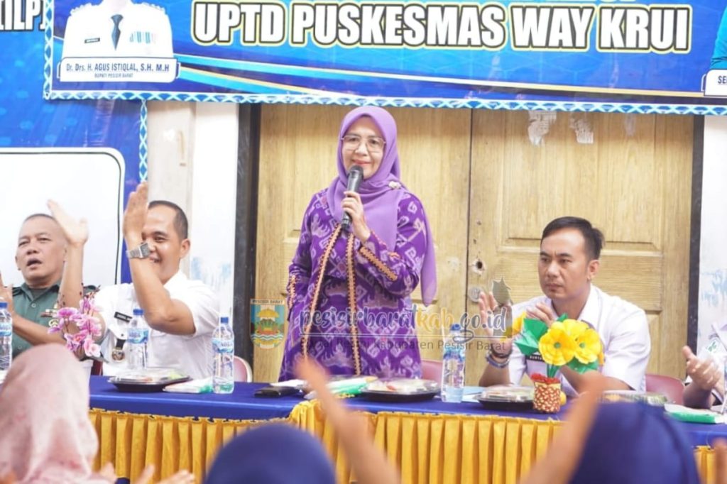 Ketua Tp-Pkk Septi Heri Agusnaeni Buka Rakor Lintas Sektoral Di Way Krui