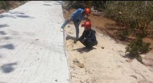 Diduga Raup Keuntungan Sangat Besar, Pengerjaan Proyek Rabat Beton Di Desa Bogorejo Tidak Sesuai Dengan Spek, Dinas PU Harap Tunda PHO Proyek ini