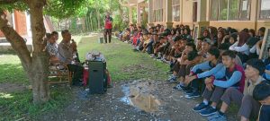Jelang Pilkada 2024, Kapolsek Pesisir Utara bersama Bhabinkamtibmas Berikan Imbauan Pilkada Damai