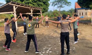 Bintara Remaja Angkatan 49 Lakukan Olahraga Pagi Bersama Untuk Menjaga Kebugaran