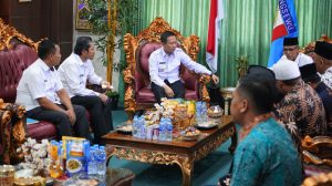Pj. Bupati Pringsewu Terima Kunjungan Silaturahmi Dewan Pengurus Masjid Kabupaten