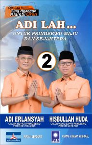 Adi Erlansyah dan Hisbullah Masyarakat Pringsewu Jangan Terprovokasi Perusakan APK No Urut 2