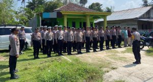 Pastikan berjalan aman Kampanye Tatap Muka Terbatas, Polres Pesisir Barat lakukan pengamanan