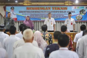 Buka Bimtek PBLHS, Wasisno Berharap Sekolah Di Lampung Barat Lebih Banyak Lagi Mendapat Adiwiyata.