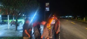 Cegah kriminalitas , Polsek Pesisir Selatan Melaksanakan Kegiatan Patroli Rutin