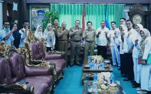 Pj.Bupati Pringsewu Terima Pengurus Forum Komunikasi Honorer Nakes dan Non Nakes