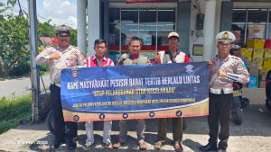 Sat Lantas Polres Pesisir Barat Gelar Penyuluhan Tertib Lalu Lintas Dalam Rangka Operasi Zebra Krakatau 2024