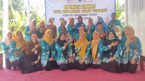 Polres Pesisir Barat Hadiri Kegiatan Bakti Sosial Operasi Gratis Bibir dan Langit Mulut Sumbing di RSUD KH. Muhammad Thohir